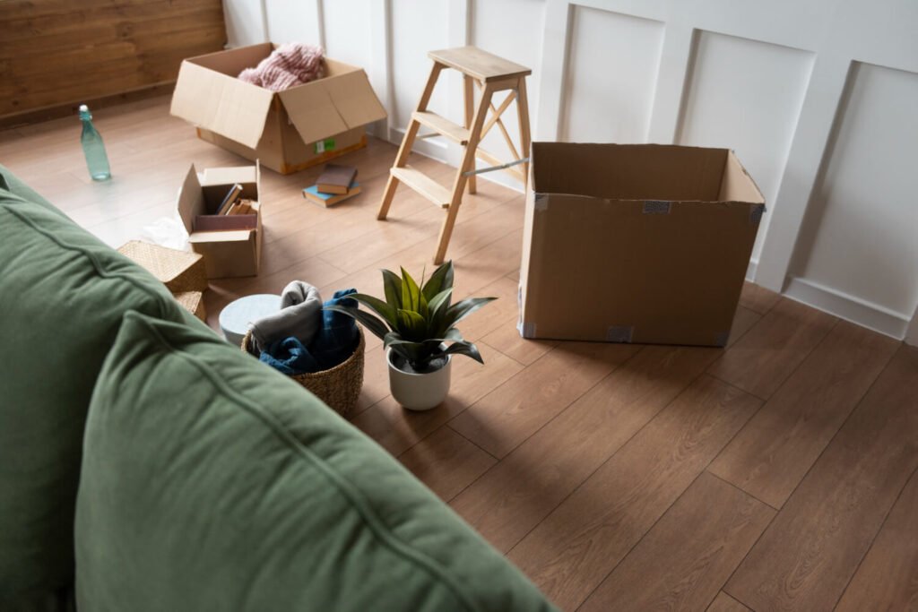 packing personal items and furniture's for remodeling and renovation